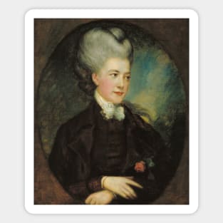 Lady Georgiana Poyntz, Countess Spencer by Thomas Gainsborough Magnet